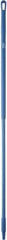 Vikan - 59 x 1-1/4" Fiberglass Squeegee Handle - European Threaded Connection, Blue - Makers Industrial Supply