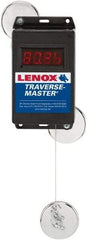 Lenox - Saw Feed Rate Meter - Includes 12 VDC Power Supply, Battery & International Plug Adapter, For Use with Bandsaws - Makers Industrial Supply