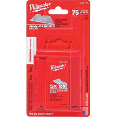 Milwaukee Tool - Knife Blades Type: Utility Knife Blade Material: Carbon Steel - Makers Industrial Supply