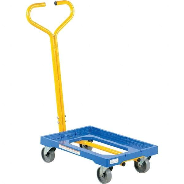 Vestil - 500 Lb Capacity Plastic Dolly - 24" Long x 16" Wide - Makers Industrial Supply