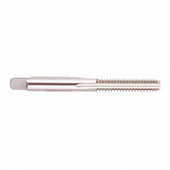 Regal Cutting Tools - 1-8 UNC 3B 4 Flute Bright Finish High Speed Steel Straight Flute Standard Hand Tap - Bottoming, Right Hand Thread, 5-1/8" OAL, 2-1/2" Thread Length, H4 Limit, Oversize - Exact Industrial Supply