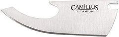 Clauss - 2 Piece Titanium Bonded Stainless Steel Folding Knife Blade - 2-1/2" OAL - Makers Industrial Supply