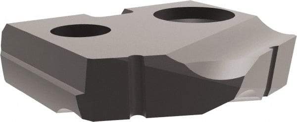 Allied Machine and Engineering - 13/32" Diam x 3/32" Thick, Seat Code Y, 132° Included Angle Spade Drill Insert - Diamond Coated, Carbide, Series T-A - Makers Industrial Supply