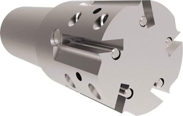 Allied Machine and Engineering - 44.58mm Cut Diam, 32mm Shank Diam, Internal/External Indexable Thread Mill - Multiple Insert Styles, 38.1mm Insert Size, Toolholder Style THP, 114.3mm OAL - Makers Industrial Supply