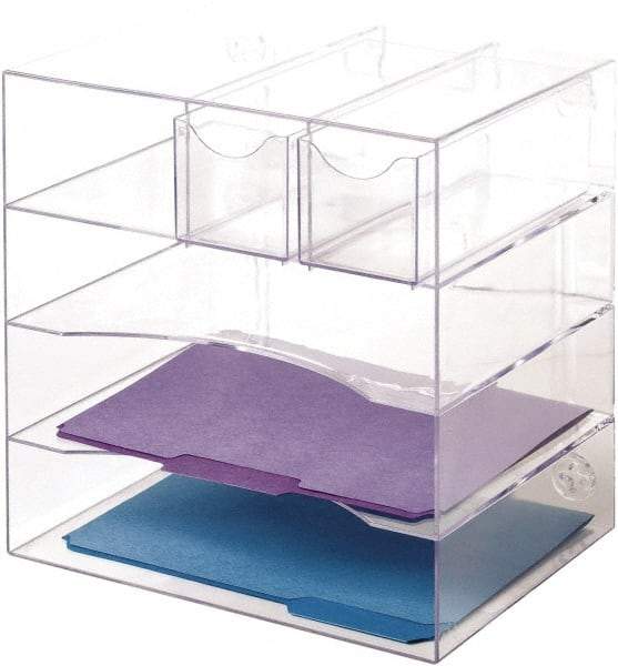 Rubbermaid - Clear Document Organizer - Plastic - Makers Industrial Supply