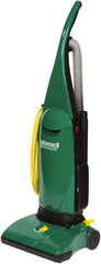 Bissell - Single Motor Upright Vacuum Cleaner - 13" Cleaning Width, 10" Amps, Straight Handle, Green - Makers Industrial Supply