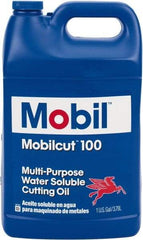 Mobil - Mobilcut, 1 Gal Bottle Cutting Fluid - Water Soluble - Makers Industrial Supply