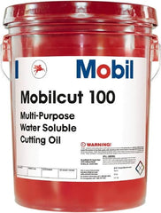 Mobil - Mobilcut, 5 Gal Pail Cutting Fluid - Water Soluble - Makers Industrial Supply