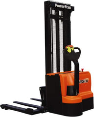 Presto Lifts - 2,200 Lb Capacity, 101" Lift Height, Battery Operated Power Stocker Lift - Makers Industrial Supply