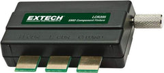 Extech - Black Electrical Test Equipment Component Fixture - Use with LCR200 LCR Meters - Makers Industrial Supply