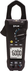 FLIR - CM83-NIST, CAT IV, Digital True RMS Wireless Clamp Meter with 1.45" Clamp On Jaws - 1000 VAC/VDC, 600 AC/DC Amps, Measures Voltage, Capacitance, Current, Frequency, Resistance - Makers Industrial Supply