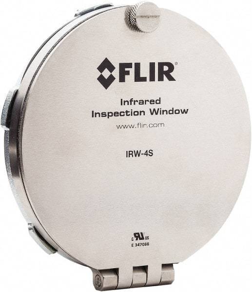 FLIR - 95mm (3.74\x94) Diam, Infrared Viewing Window - 2mm (0.08") Thickness, Use with Thermal Imagers - Makers Industrial Supply