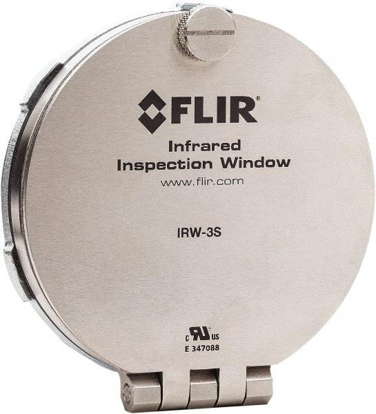 FLIR - 75mm (2.95\x94) Diam, Infrared Viewing Window - 2mm (0.08") Thickness, Use with Thermal Imagers - Makers Industrial Supply