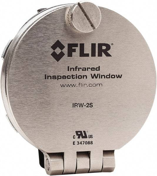 FLIR - 50mm (1.97\x94) Diam, Infrared Viewing Window - 2mm (0.08") Thickness, Use with Thermal Imagers - Makers Industrial Supply