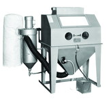 Blast Cabinet with Abrasive Separators-Split Level - #4224AS 42W x 24D x 24H Tub Dimensions - Makers Industrial Supply