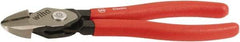 Wiha - 8" OAL, 0.138" Capacity, Cutting Pliers - Soft Grip Handle - Makers Industrial Supply