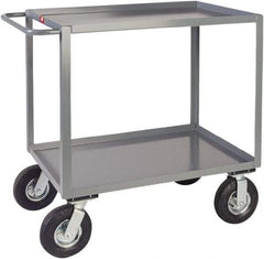 Jamco - 1,200 Lb Capacity, 24" Wide x 48" Long x 39" High Heavy Duty Service Cart - 2 Shelf, Steel - Makers Industrial Supply