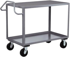 Jamco - 2,400 Lb Capacity, 30" Wide x 48" Long x 36" High Heavy Duty Service Cart - 2 Shelf, Steel - Makers Industrial Supply