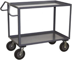 Jamco - 1,200 Lb Capacity, 24" Wide x 30" Long x 39" High Heavy Duty Service Cart - 2 Shelf, Steel - Makers Industrial Supply