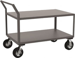 Jamco - 1,200 Lb Capacity, 24" Wide x 36" Long x 31" High Heavy Duty Service Cart - 2 Shelf, Steel - Makers Industrial Supply