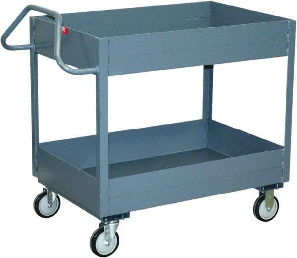 Jamco - 1,200 Lb Capacity, 36" Wide x 18" Long x 39" High Service Cart - 2 Shelf, Steel - Makers Industrial Supply