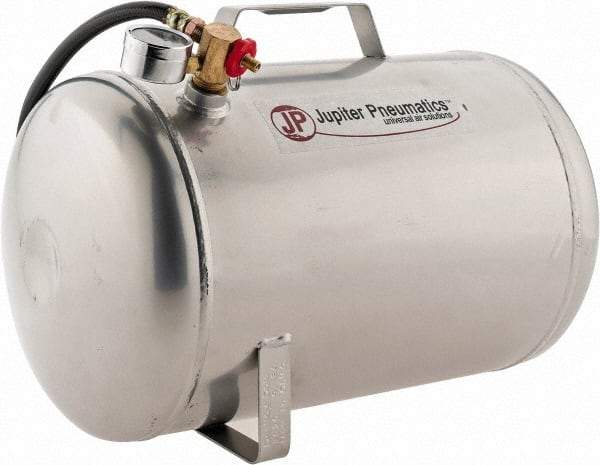 PRO-SOURCE - Compressed Air Tanks & Receivers Volume Capacity: 5 Gal. Maximum Working Pressure (psi): 125 - Makers Industrial Supply