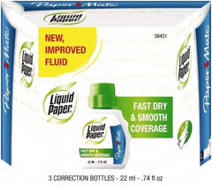 Paper Mate Liquid Paper - Correction Fluids Foam Applicator - 22 ml - Makers Industrial Supply