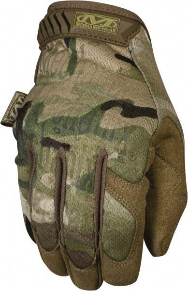 Mechanix Wear - Size XL (11) Synthetic Leather General Protection Work Gloves - For General Purpose, Uncoated, Hook & Loop Cuff, Full Fingered, Camouflage, Paired - Makers Industrial Supply