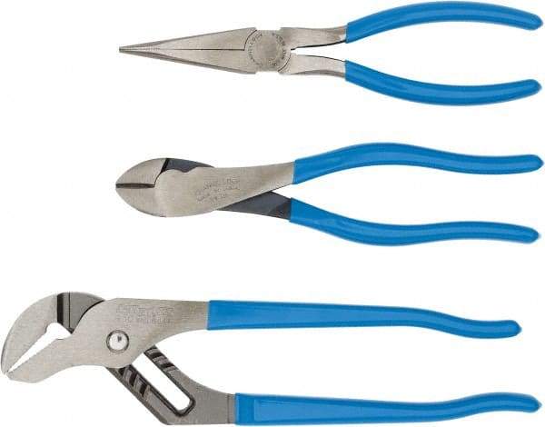 Channellock - 3 Piece Combination Plier Set - Comes in Display Card - Makers Industrial Supply