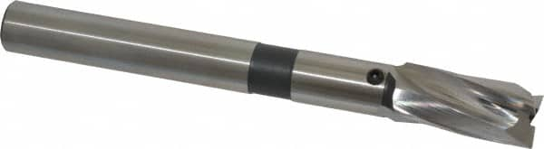 Cleveland - 19/32" Diam, 1/2" Shank, Diam, 3 Flutes, Straight Shank, Interchangeable Pilot Counterbore - Makers Industrial Supply