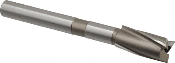 Cleveland - 23/32" Diam, 1/2" Shank, Diam, 3 Flutes, Straight Shank, Interchangeable Pilot Counterbore - Makers Industrial Supply