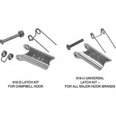 Campbell - Lifting Aid Accessories Type: Locking Latch Kit For Use With: Hook Sizes 5-25 - Makers Industrial Supply