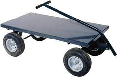 Durham - 2,000 Lb Capacity Cold-Rolled Steel 5th Wheel Wagon - Cold-Rolled Steel Deck, 30" OAW - Makers Industrial Supply