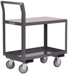 Durham - 1,200 Lb Capacity, 24" Wide x 36" Long x 36" High Standard Utility Cart - 2 Shelf, Steel - Makers Industrial Supply