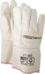 HexArmor - Size L Cotton Lined Hot Mill Glove - 13" OAL, Safety Cuff - Makers Industrial Supply