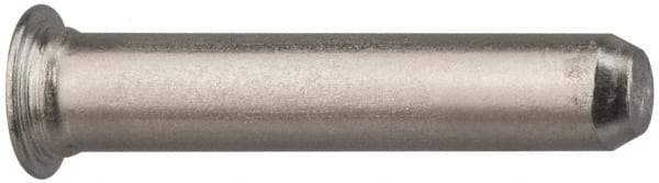 Electro Hardware - 0.27" Diam x 3/4" Long Self Clinching Pilot Pin - 300 Stainless Steel, Passivated Finish, Tapered End - Makers Industrial Supply