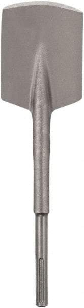 DeWALT - 4" Head Width, 16.6" OAL, 1-1/8" Shank Diam, Spade Chisel - SDS Max Drive, SDS Max Shank, Steel - Makers Industrial Supply