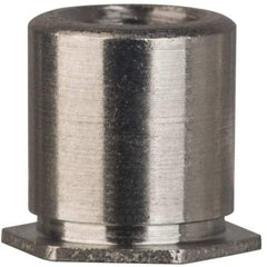 Electro Hardware - #4-40, 3/8" OAL, 0.187" Across Flats, Stainless Steel Hex Female Circuit Board Standoffs - 3/8" Body Length, Passivated Finish - Makers Industrial Supply