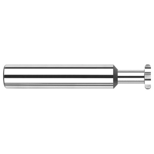 0.3125″ (5/16″) Cutter Diameter × 0.0400″ Radius × 0.5000″ (1/2″) Neck Length Carbide Full Radius Standard Keyseat Cutter, 6 Flutes - Exact Industrial Supply