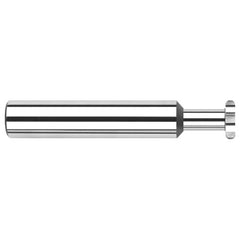 0.3125″ (5/16″) Cutter Diameter × 0.0625″ (1/16″) Radius × 0.5000″ (1/2″) Neck Length Carbide Full Radius Standard Keyseat Cutter, 6 Flutes - Exact Industrial Supply