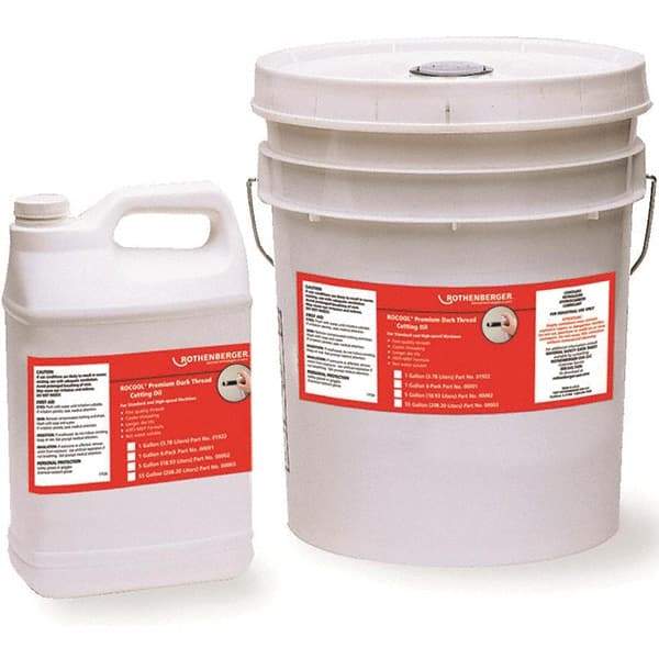 Rothenberger - Pipe Cutting & Threading Oil Type: Dark Cutting Oil Container Type: 1 Gallon Bottle - Makers Industrial Supply