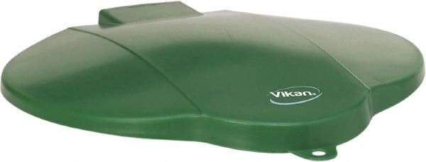 Vikan - 3 Gal Polypropylene Pail Lid - Green, For Use with 5687 - Makers Industrial Supply