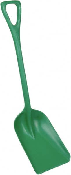 Remco - 14-1/2" High Square Plastic Shovel - 24-5/8" Long D-Grip Handle - Makers Industrial Supply