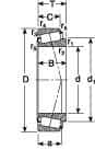 SKF - 90mm Bore Diam, 160mm OD, 42.5mm Wide, Tapered Roller Bearing - Exact Industrial Supply