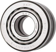 SKF - 25mm Bore Diam, 62mm OD, 36.5mm Wide, Tapered Roller Bearing - 64,400 N Dynamic Load Capacity, 80,000 N Static Load Capacity - Makers Industrial Supply