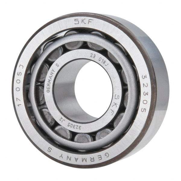 SKF - 25mm Bore Diam, 62mm OD, 25.25mm Wide, Tapered Roller Bearing - 60,500 N Dynamic Load Capacity, 63,000 N Static Load Capacity - Makers Industrial Supply