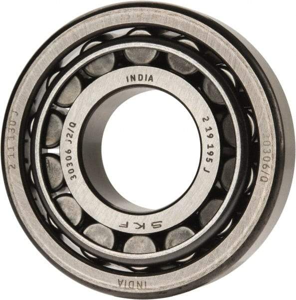 SKF - 30mm Bore Diam, 72mm OD, 20.75mm Wide, Tapered Roller Bearing - 56,100 N Dynamic Load Capacity, 56,000 N Static Load Capacity - Makers Industrial Supply