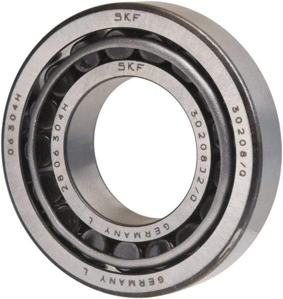 SKF - 40mm Bore Diam, 80mm OD, 19.75mm Wide, Tapered Roller Bearing - 61,600 N Dynamic Load Capacity, 68,000 N Static Load Capacity - Makers Industrial Supply