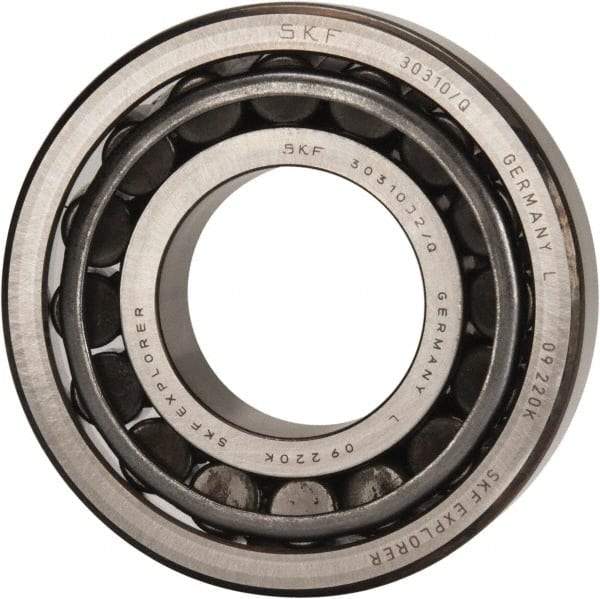 SKF - 50mm Bore Diam, 110mm OD, 29.25mm Wide, Tapered Roller Bearing - 125,000 N Dynamic Load Capacity, 140,000 N Static Load Capacity - Makers Industrial Supply