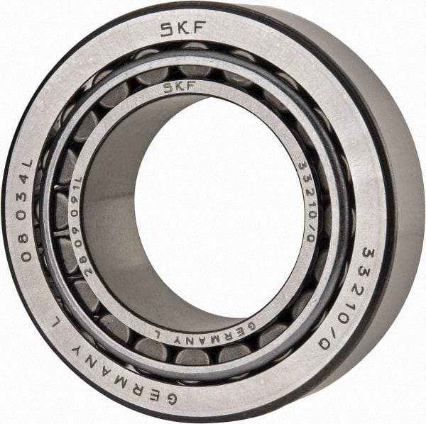 SKF - 50mm Bore Diam, 90mm OD, 32mm Wide, Tapered Roller Bearing - 114,000 N Dynamic Load Capacity, 160,000 N Static Load Capacity - Makers Industrial Supply